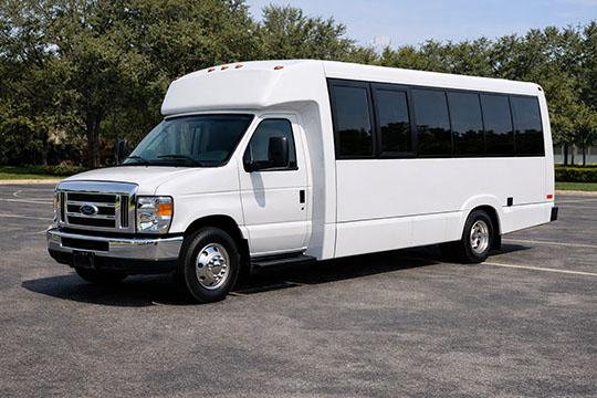 18-passenger minibus available for charter in Blythewood, SC