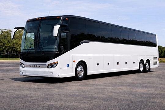 56-passenger charter bus available for charter in Blythewood, SC